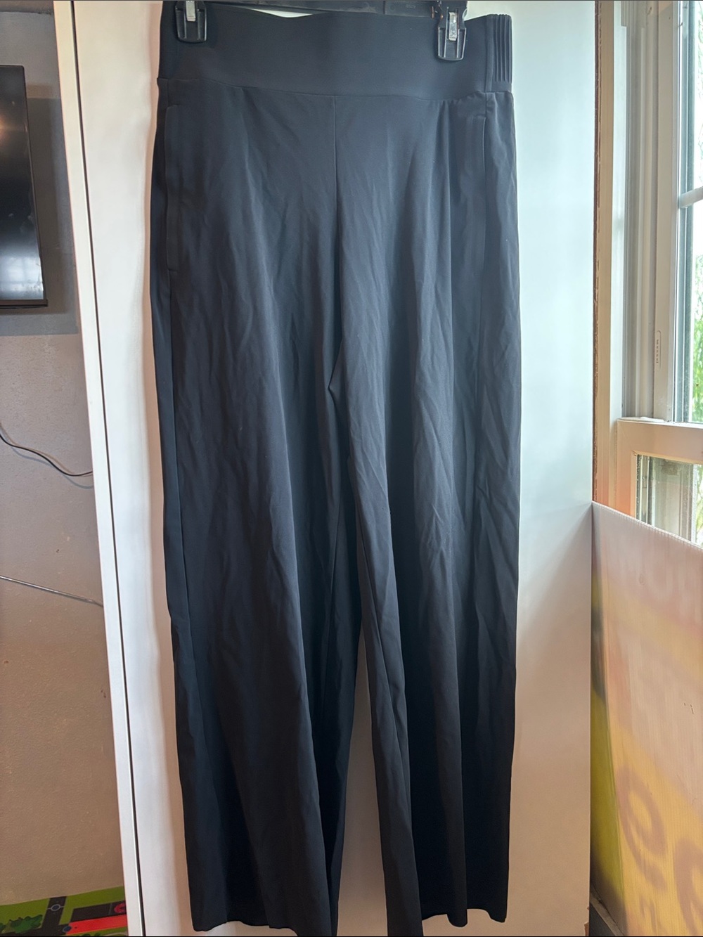 Athleta Black The Cosmic Wide-Leg Pants Size S
